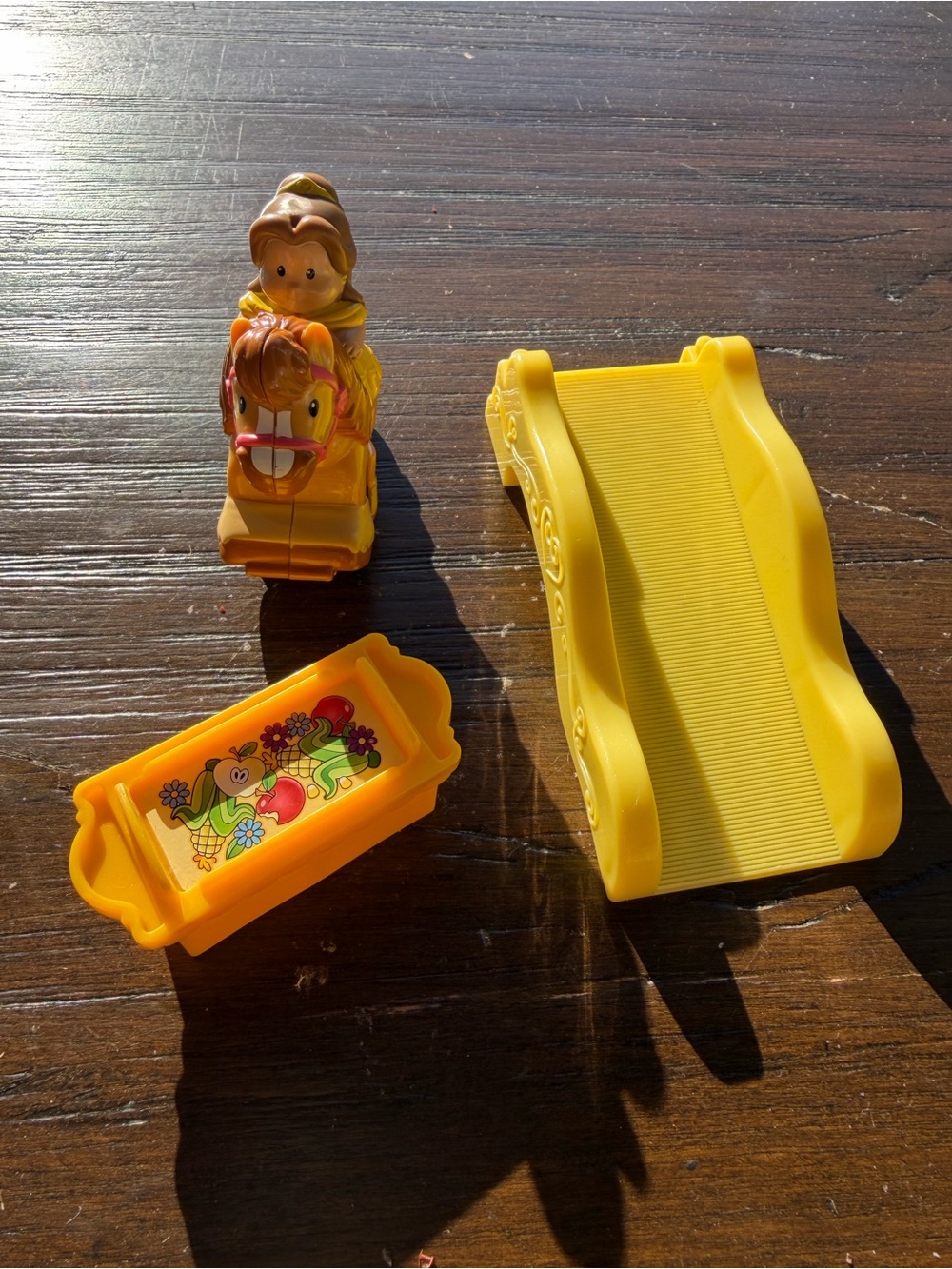 Little People Disney Princess Klip Klops Belle figure through and ramp - Picture 3 of 10